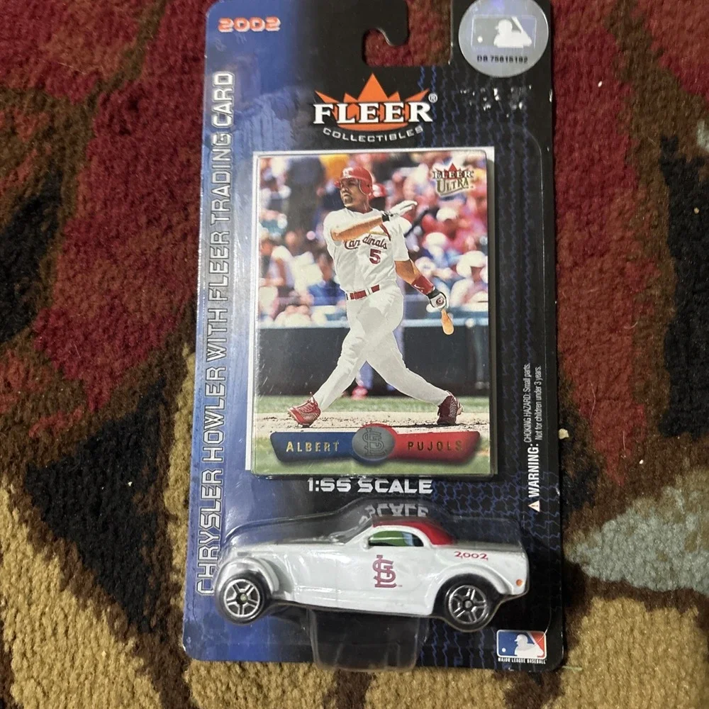 2002 St. Louis Cardinals CHRYSLER HOWLER w/ Albert Pujols TRADING CARD 1:55 NIP